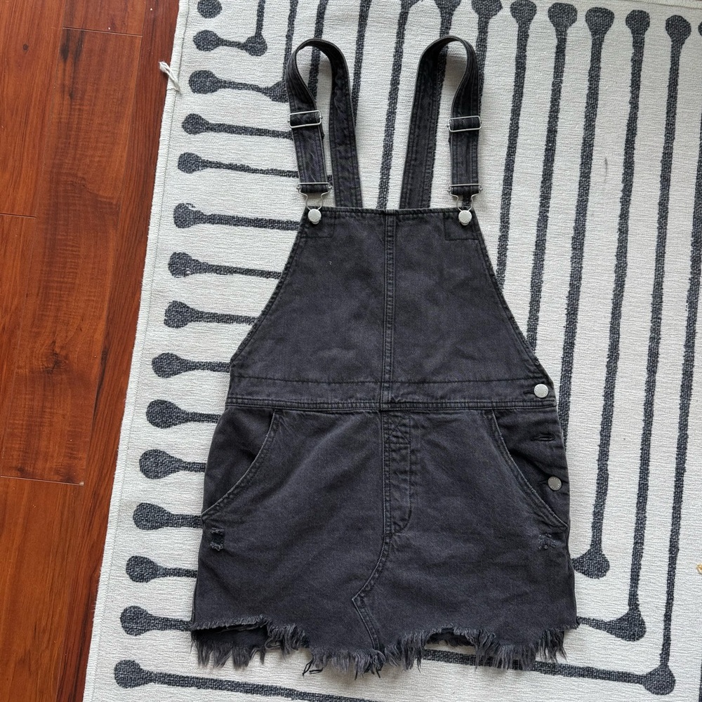 Free People Overall Denim Dress
